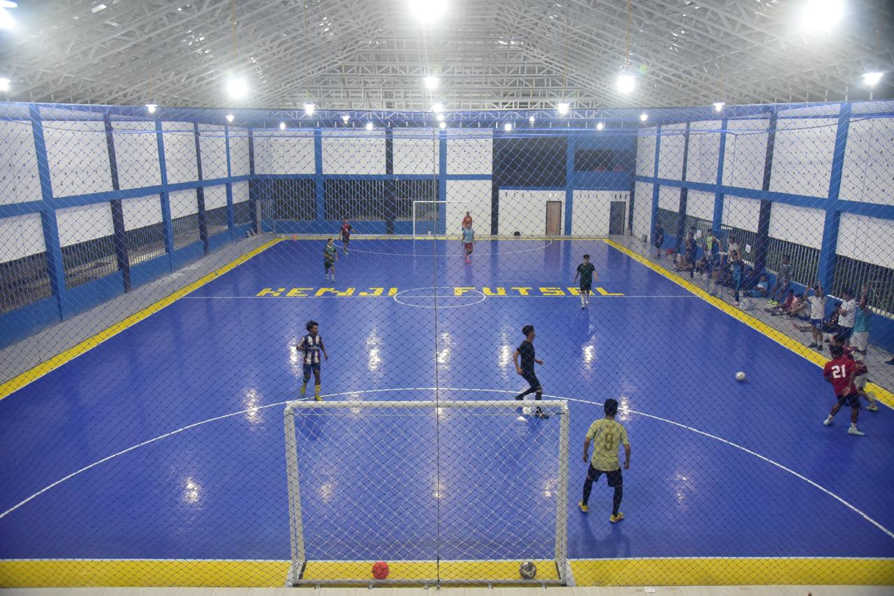 Aksi pemain di lapangan